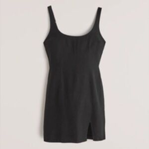 Abercrombie & Fitch 90s Scoopneck Slip Mini Dress